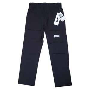 NWT DKNY Kids Black Casual Straight Leg Trousers - Size 5